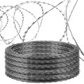 Fios Hot Dipped Razor Blade Barbed Concertina Wire Banheiro Comprimento do Rold